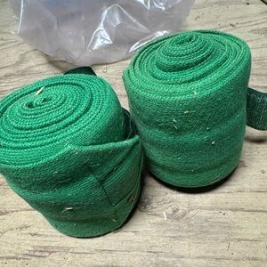 Green Horse Full Size Polo Wraps Equestrian